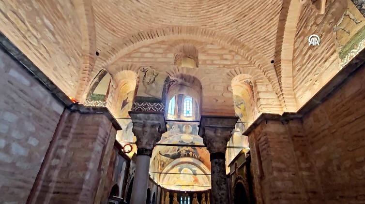 Kiliseden camiye çevrilen Kariye Camii ibadete açıldı 44